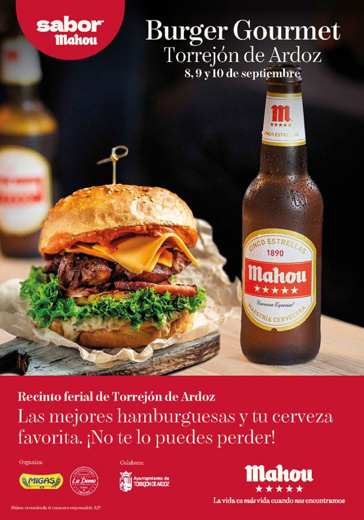 Sabor Mahou: Feria de la Hamburguesa en Torrejón de Ardoz