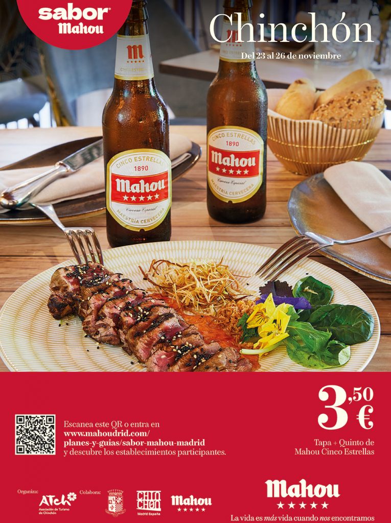 Disfruta todo el sabor de Chinchón con Mahou